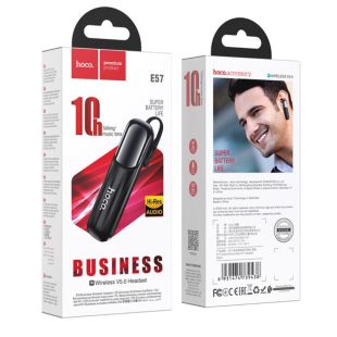 Bluetooth-гарнітура HOCO E57 (Bluetooth 5.0) Black