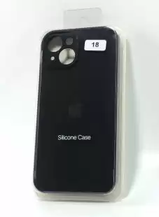 Чохол iPhone 14Plus Silicon Case original FULL Camera № 18 Black ( 4you )