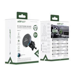 Holder ACEFAST D61 (magnetic, с БЗУ) Grey