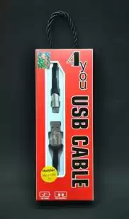 Usb-cable Micro USB 4you Humber ( 3A, тканина, чорний ) НОВИНКА!!!