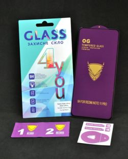 Захисне скло Xiaomi Redmi 4X Golden Armor Big Curve Black 4you