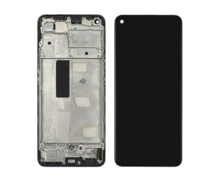 LCD Oppo Reno 5 Lite с чёрным тачскрином + дисплейная рамка IPS (М)