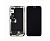 LCD iPhone X з чорним тачскрином + дисплейна рамка (GX - OLED HARD) (M)