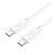 Cable Type-C/Type-C HOCO X88 60W 1m (круглий) White