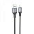 Usb-cable iPhone 5 HOCO X86 2.4A 1m (круглый) Black