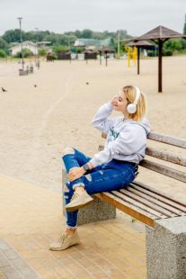 Bluetooth-гарнітура 4you CAPELLA White (Монітори, Bluetooth v5.1, Type C) (від 5шт - 5%)