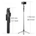 Утримувач для Selfi Monopod NeePho NP-L2S (з триногою) Black