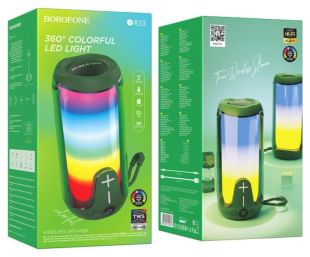 Портативная колонка BOROFONE BR33 Pulse (Bluetooth 5.3) Dark green