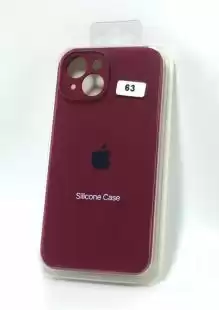 Чохол iPhone 15Plus Silicon Case original FULL Camera №63 burgundy (4you)