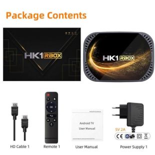 Smart TV HK1 RBOX -X4s 2/16GB (Amlogic S905X4 64-bit, Quad Core ARM Cortex A55, G31™ MP2)