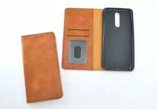 Flip Cover for Huawei Y5P (2020) WALL Brown (4you)