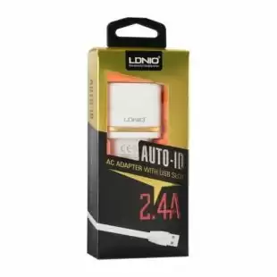 CЗУ-USB LDNIO DL-AC52 2.4 A 2 Usb White