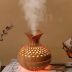 Зволожувач повітря (X-35) FLOWER HUMIDIFIER Brown (нічник, 2 реж, підс 300мл, USB-DS-5V)