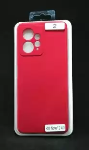 Чохол Xiaomi Redmi Note 12(4G) Silicon Original FULL № 2 Rose red ( 4you )