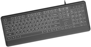 Клавіатура дротова Gembird KB-UML-04-CYRL USB Black