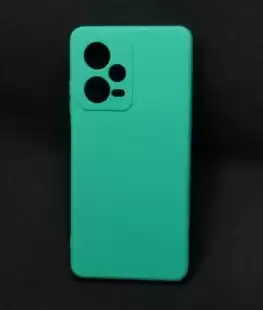 Чохол Xiaomi Redmi Note 12Pro+ Silicon Soft Silky №22 Mint (4you)