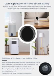 IR пульт для розумного будинку A1 (Підтримка 10000+, Кут передачі ІЧ 360°)