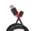 Usb-cable iPhone 5 4you Niagara ( 2.1A, чорний, 1.2м )