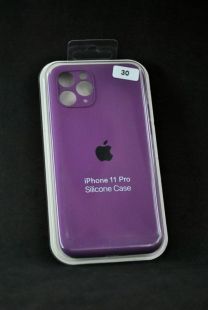Чохол iPhone 12 Silicon Case original FULL Camera № 30 purple ( 4you )