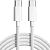 USB-C-cable iPhone Type-C-Type-C Model A2795 MW493ZM/A 60W 1m (тканевый, упак.)