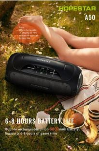 Портативна колонка HOPESTAR A50 80W Black