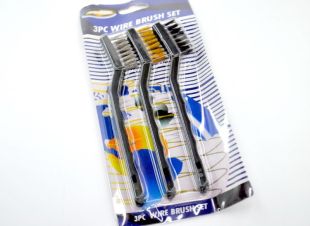 Щітка набір 3шт. для чищення друкованих плат та ін поверхн (стальн,латунн, антистат) (W) 