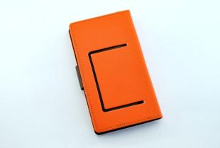 Чехол-книжка 4you Fancy 4,5"-4,8" orange/brown универсальная "Акционная цена"