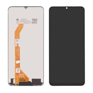 LCD Realme C71 з чорним тачскрином Asian GXQC Service Pack (М)