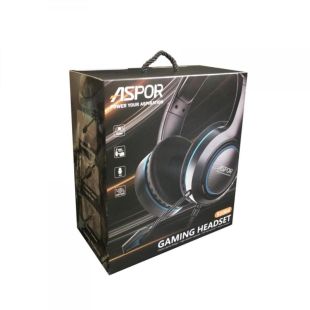 Гарнитура Aspor S1004 (микрофон) (Мониторы) Black/orange