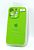 Чехол iPhone 14ProMax Silicon Case original FULL Camera №53 neon green (4you) "Акционная цена"