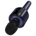 Мікрофон-караоке бездротової HOCO L24 Shine (Bluetooth 5.0, USB слот, 1-динамік) Blue