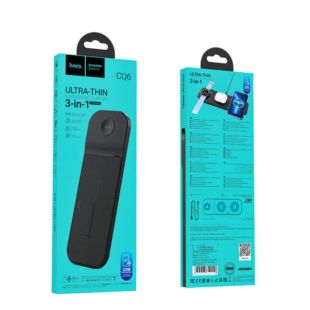 Беспроводное зарядное HOCO CQ6 3in1 (Samsung Watch) Black
