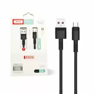 Usb-cable Micro USB XO NB-Q166 5A 1m ( круглий ) Black