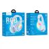 Bluetooth-гарнітура HOCO W48 (Bluetooth 5.3,LED) (Монітори) Blue