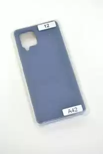 Чохол Samsung A42 5G Silicon Original FULL №12 Charcoal grey (4you)