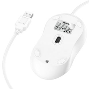 Миша провідна HOCO GM13 White