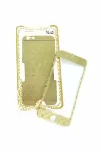 Захисне скло iPhone 6 COLORFUL Gold (2pcs) гравірування LVl "Акційна ціна"