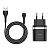 СЗУ-USB HOCO C12Q Smart 3A 1 Usb + кабель Micro USB Black 