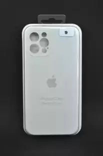 Чохол iPhone 12 Silicon Case original FULL Camera № 9 white ( 4you )