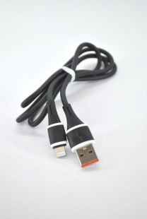 Usb-cable iPhone 5 4you Oskol (2.1A) black (тех.пак)