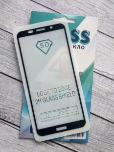 Захисне скло Huawei P40 Lite Full Glue 2.5D ( 0.3mm ) Black 4you "Акційна ціна"