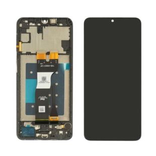 LCD Samsung A05s/A057 (2023) із чорним тачскрином + корпусна рамка (M)