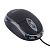 Мышь проводная Gemix GM-105 (с прозрачной вставкой) Black