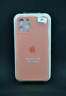 Чохол iPhone 12 Silicon Case original FULL Camera № 27 peach ( 4you )