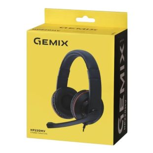 Наушники Gemix HP-220MV (микрофон, мониторы) Black