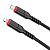 Cable Type-C/iPhone 5 HOCO X59 3A 2m (круглый) Black