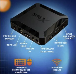 Smart TV X96 mini 2/16 GB (S905W2, Quad Core ARM Cortex A35, Android 11) 