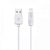 Usb-cable iPhone 5 HOCO X1 Rapid 2.4A 1m (круглый, комплект 2 шт) White