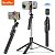Держатель для Selfi Monopod NeePho NP-Z12S (с триногой) Black