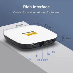 Smart TV H96 Max M2 2/16GB (Android 13, RK3528, 2.4/5G, V5.1)